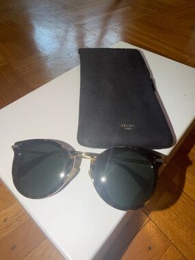 Celine Sunglasses tortoise gold trim